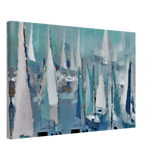 "Sailing Dreams" – An Abstract Nautical Masterpiece | Wall art print - Canvas - 40x60 cm / 16x24″ - 
