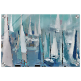 "Sailing Dreams" – An Abstract Nautical Masterpiece | Wall art print - Wood Prints - 50x75 cm / 20x30″ - 