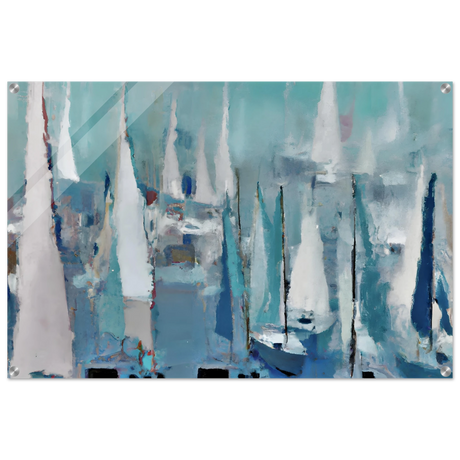 "Sailing Dreams" – An Abstract Nautical Masterpiece | Wall art print - Acrylic Print - 60x90 cm / 24x36″ - 