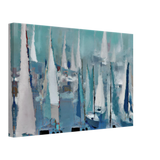 "Sailing Dreams" – An Abstract Nautical Masterpiece | Wall art print - Canvas - 30x45 cm / 12x18″ - 