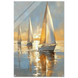 Sailing into the Horizon – A Tranquil Nautical Masterpiece | Wall art Print - Acrylic Print - 60x90 cm / 24x36″ - 