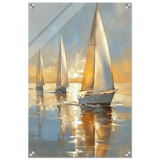 Sailing into the Horizon – A Tranquil Nautical Masterpiece | Wall art Print - Acrylic Print - 40x60 cm / 16x24″ - 