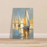 Sailing into the Horizon – A Tranquil Nautical Masterpiece | Wall art Print - Aluminum Print - 50x75 cm / 20x30″ - 