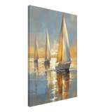 Sailing into the Horizon – A Tranquil Nautical Masterpiece | Wall art Print - Canvas - 50x75 cm / 20x30″ - 