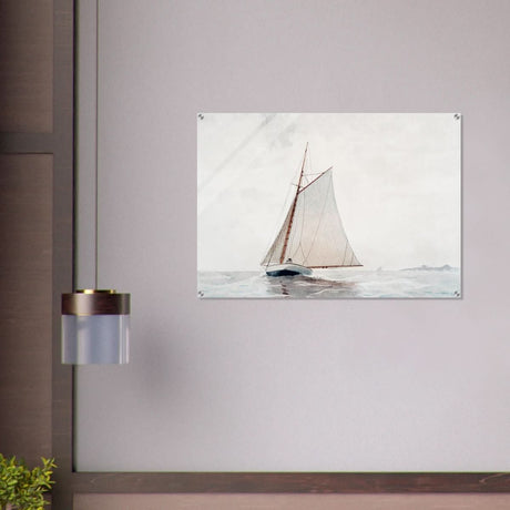 Sailing Off Gloucester by Winslow Homer Cornell - Acrylic Print - 70x100 cm / 28x40″ - 