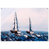 Sailing the Waves – Nautical Seascape Wall Art Print - Acrylic Print - 70x100 cm / 28x40″ - 