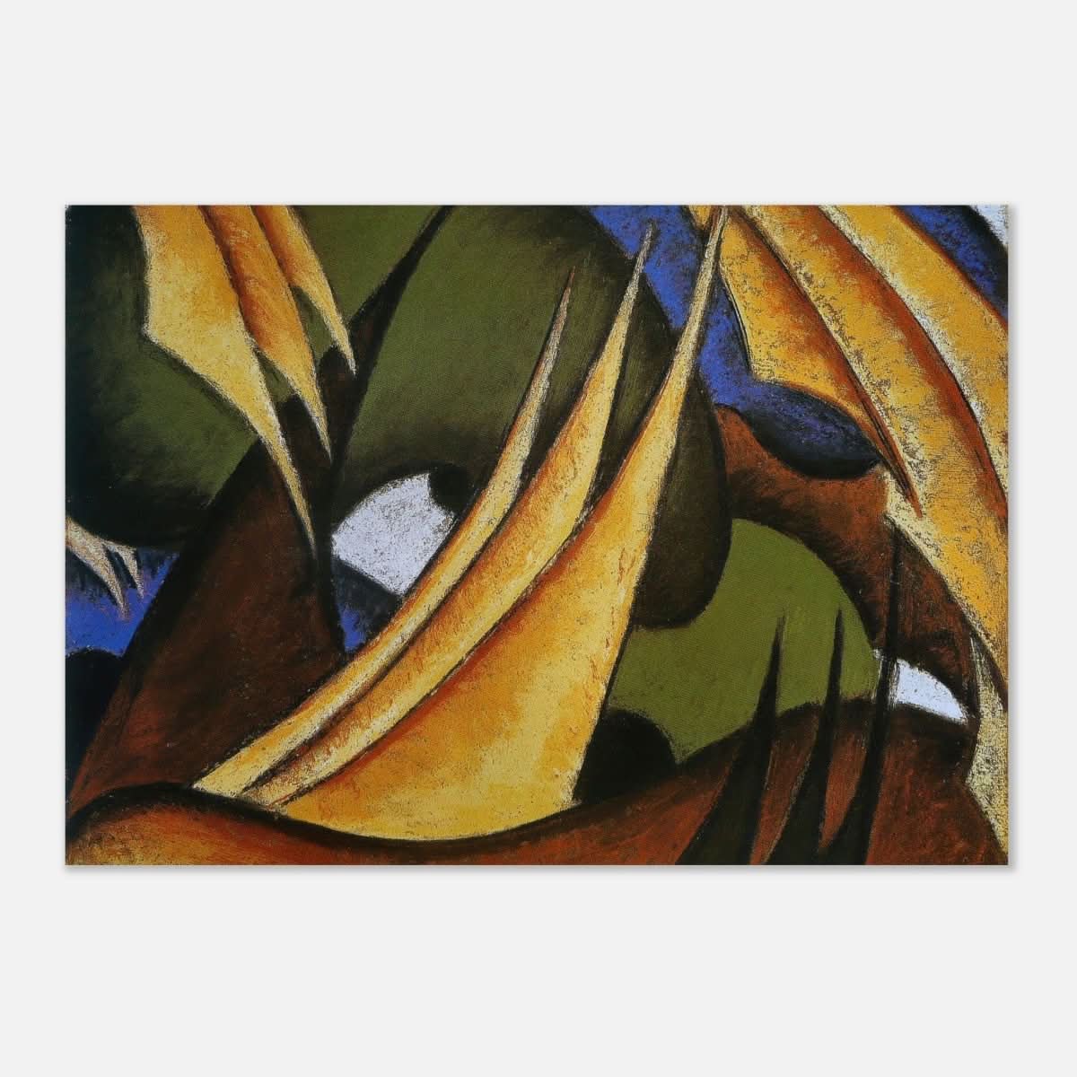 Sails by Arthur Dove - Aluminum Print - 70x100 cm / 28x40″ - 
