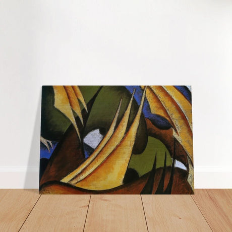 Sails by Arthur Dove - Brushed Aluminum Print - 70x100 cm / 28x40″ - 