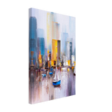 “Sails & Skylines” – Urban Reflections in Motion | Modern Wall art Print - Canvas - 30x45 cm / 12x18″ - 