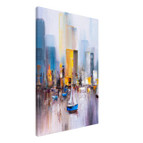“Sails & Skylines” – Urban Reflections in Motion | Modern Wall art Print - Canvas - 50x75 cm / 20x30″ - 