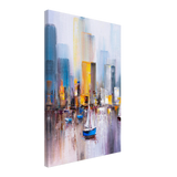 “Sails & Skylines” – Urban Reflections in Motion | Modern Wall art Print - Canvas - 40x60 cm / 16x24″ - 
