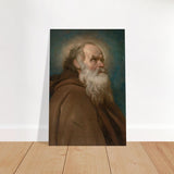 Saint Anthony Abbot Vintage by Diego Velazquez - Brushed Aluminum Print - 50x75 cm / 20x30″ - 