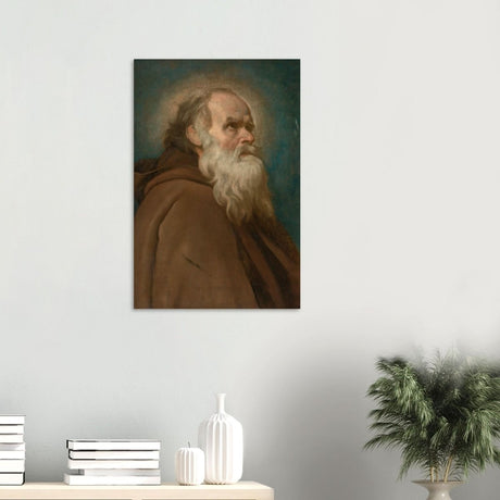 Saint Anthony Abbot Vintage by Diego Velazquez - Wood Prints - 50x75 cm / 20x30″ - 10 mm