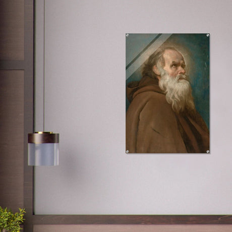Saint Anthony Abbot Vintage by Diego Velazquez - Acrylic Print - 70x100 cm / 28x40″ - 