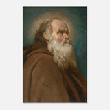 Saint Anthony Abbot Vintage by Diego Velazquez - Aluminum Print - 40x60 cm / 16x24″ - 