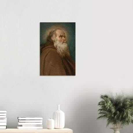 Saint Anthony Abbot Vintage by Diego Velazquez - Wood Prints - 40x60 cm / 16x24″ - 10 mm