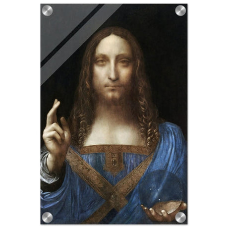 Salvator Mundi by Leonardo da Vinci | Vintage wall art print | Masterpiece - Acrylic Print - 30x45 cm / 12x18″ - 