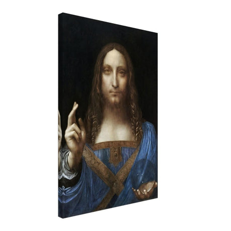 Salvator Mundi by Leonardo da Vinci | Vintage wall art print | Masterpiece - Canvas - 40x60 cm / 16x24″ - 
