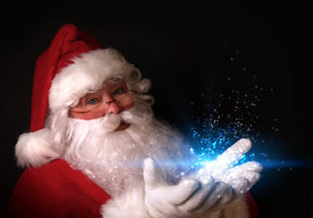 Santa's Sparkling Magic| Christmas Collection | 2 Design Options - 30x45 cm / 12x18″ - Design Option 1 - Acrylic Print