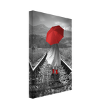 Scarlet Journey – Striking Black & White wall Art Print - Canvas - 30x45 cm / 12x18″ - 