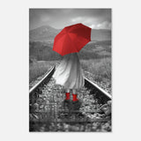 Scarlet Journey – Striking Black & White wall Art Print - Acrylic Print - 30x45 cm / 12x18″ - 