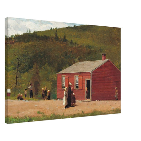 School Time by Winslow Homer | Vintage wall art print - Canvas - 50x75 cm / 20x30″ - 