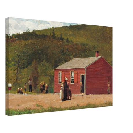 School Time by Winslow Homer | Vintage wall art print - Canvas - 40x60 cm / 16x24″ - 