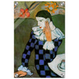 Seated Harlequin by Pablo Picasso | Cubism wall art print | Post impressionism - Acrylic Print - 30x45 cm / 12x18″ - 