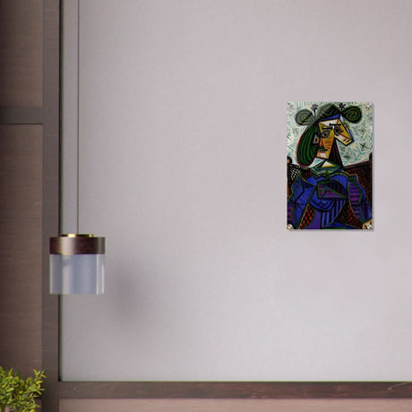 Seated Woman by Pablo Picasso - Acrylic Print - 40x60 cm / 16x24″ - 