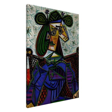 Seated Woman by Pablo Picasso - Canvas - 70x100 cm / 28x40″ - Slim