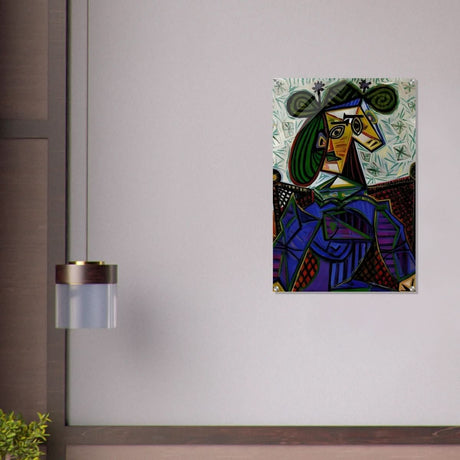 Seated Woman by Pablo Picasso - Acrylic Print - 60x90 cm / 24x36″ - 