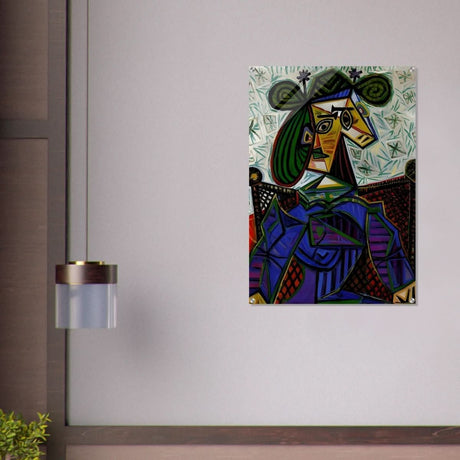 Seated Woman by Pablo Picasso - Acrylic Print - 70x100 cm / 28x40″ - 