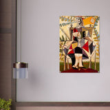Seated Woman in a Garden by Pablo Picasso - Acrylic Print - 70x100 cm / 28x40″ - 