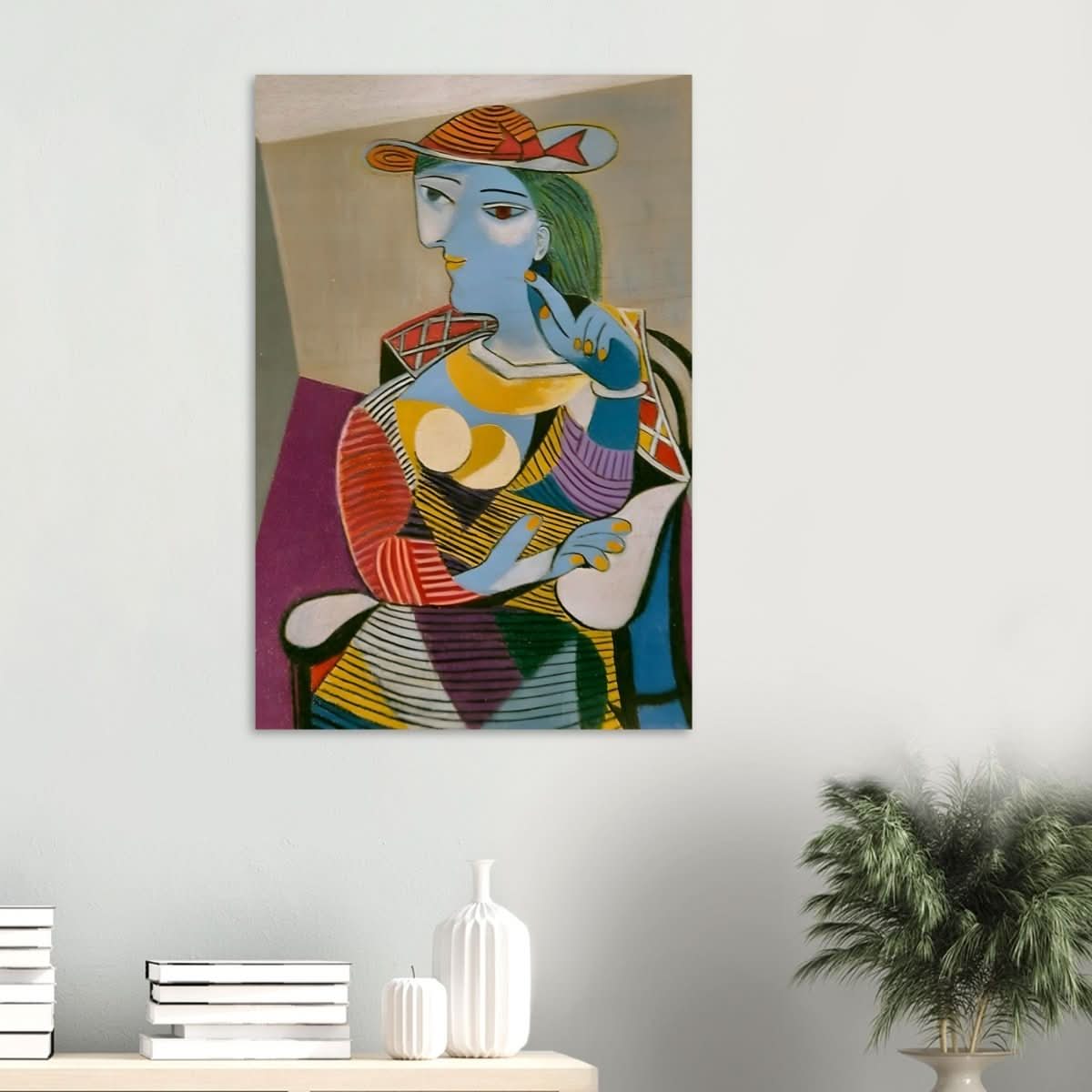 Seated Woman (Marie - Therese) by Pablo Picasso 1937 - Wood Prints - 60x90 cm / 24x36″ - 20 mm