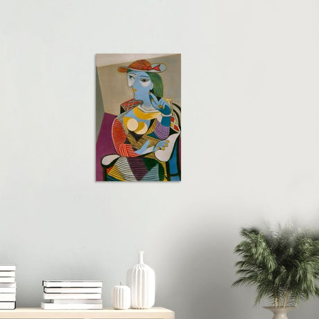 Seated Woman (Marie - Therese) by Pablo Picasso 1937 - Wood Prints - 40x60 cm / 16x24″ - 10 mm