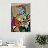 Seated Woman (Marie - Therese) by Pablo Picasso 1937 - Wood Prints - 60x90 cm / 24x36″ - 10 mm