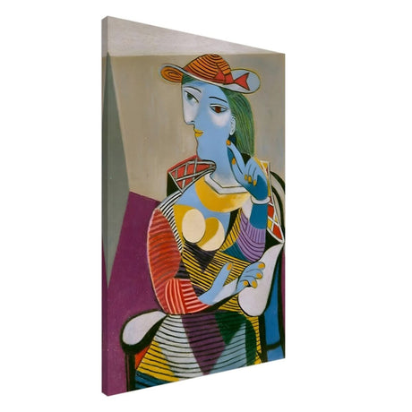 Seated Woman (Marie - Therese) by Pablo Picasso 1937 - Canvas - 60x90 cm / 24x36″ - Slim