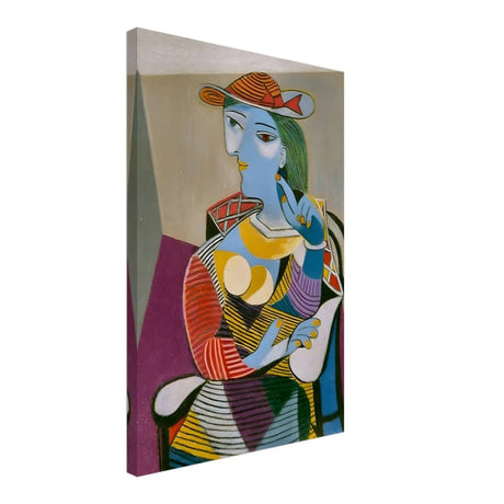 Seated Woman (Marie - Therese) by Pablo Picasso 1937 - Canvas - 40x60 cm / 16x24″ - Slim