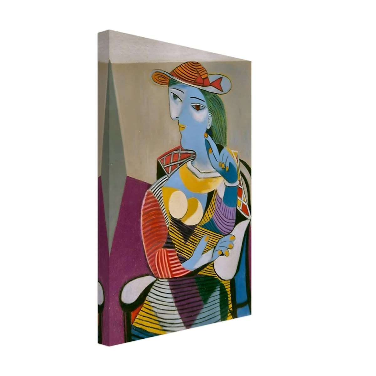 Seated Woman (Marie - Therese) by Pablo Picasso 1937 - Canvas - 30x45 cm / 12x18″ - Thick