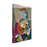 Seated Woman (Marie - Therese) by Pablo Picasso 1937 - Canvas - 30x45 cm / 12x18″ - Thick