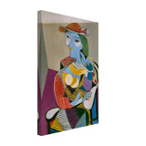 Seated Woman (Marie - Therese) by Pablo Picasso 1937 - Canvas - 30x45 cm / 12x18″ - Slim