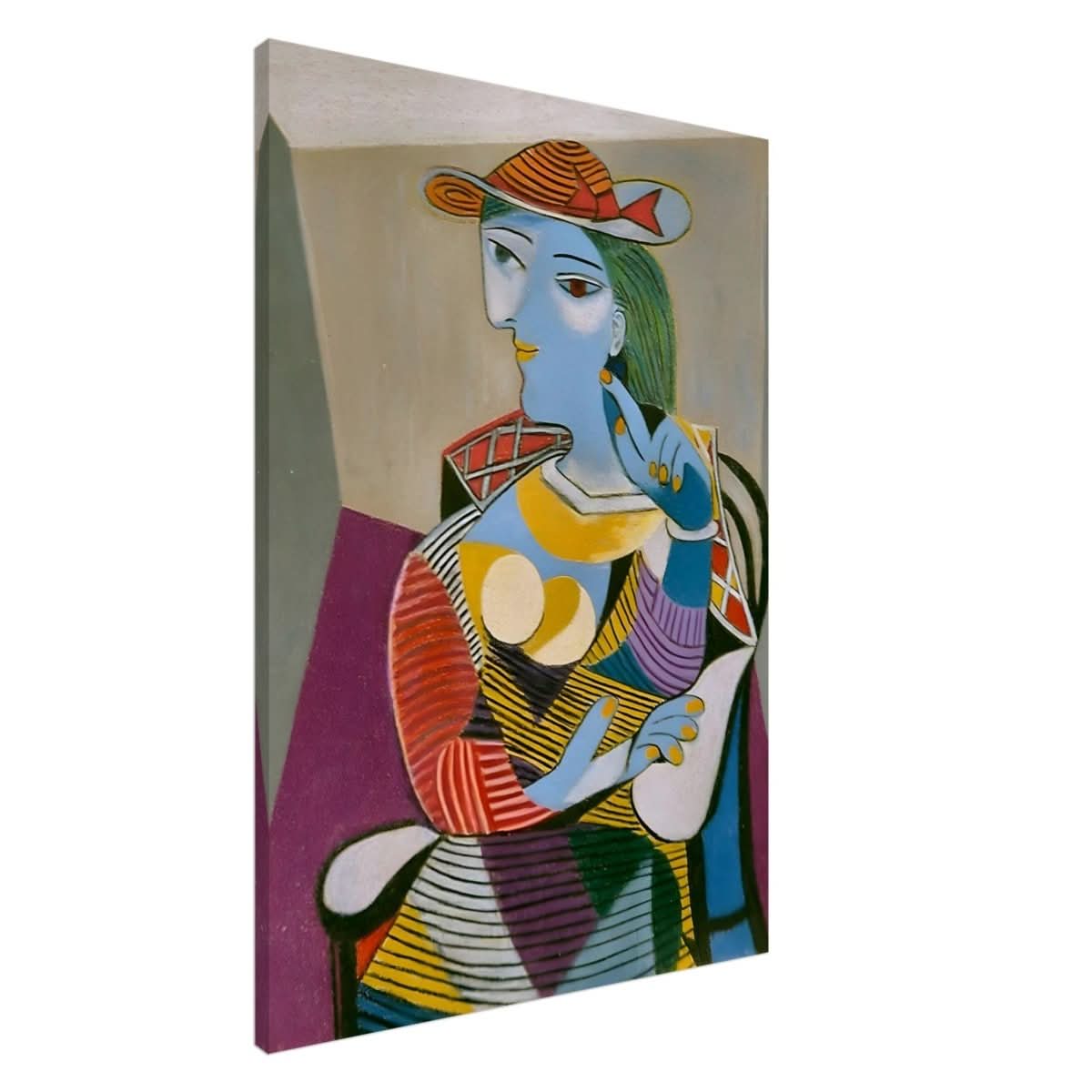 Seated Woman (Marie - Therese) by Pablo Picasso 1937 - Canvas - 70x100 cm / 28x40″ - Slim