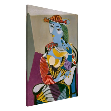 Seated Woman (Marie - Therese) by Pablo Picasso 1937 - Canvas - 70x100 cm / 28x40″ - Thick