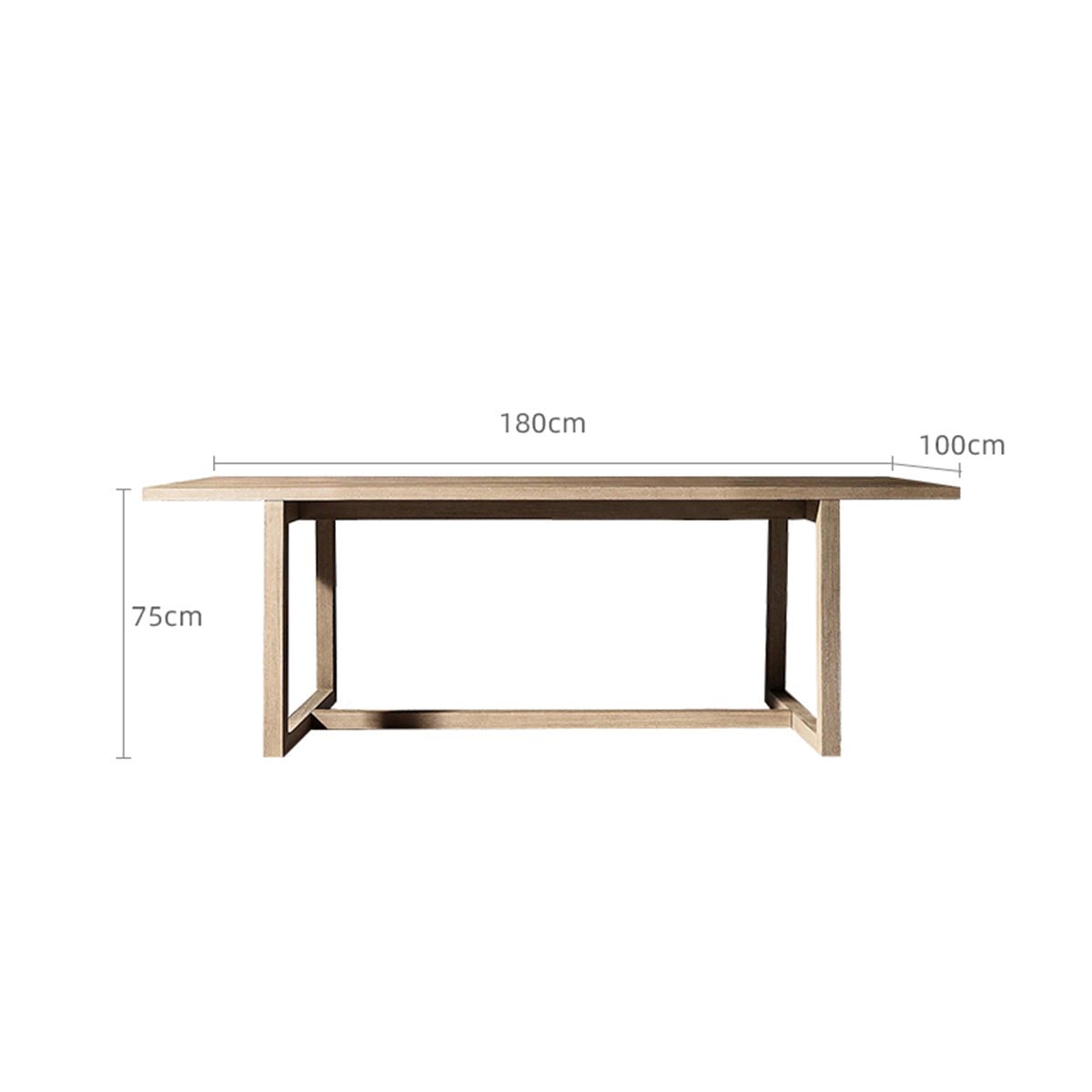 Sebastian Long Table - Natural - 1.8m - 