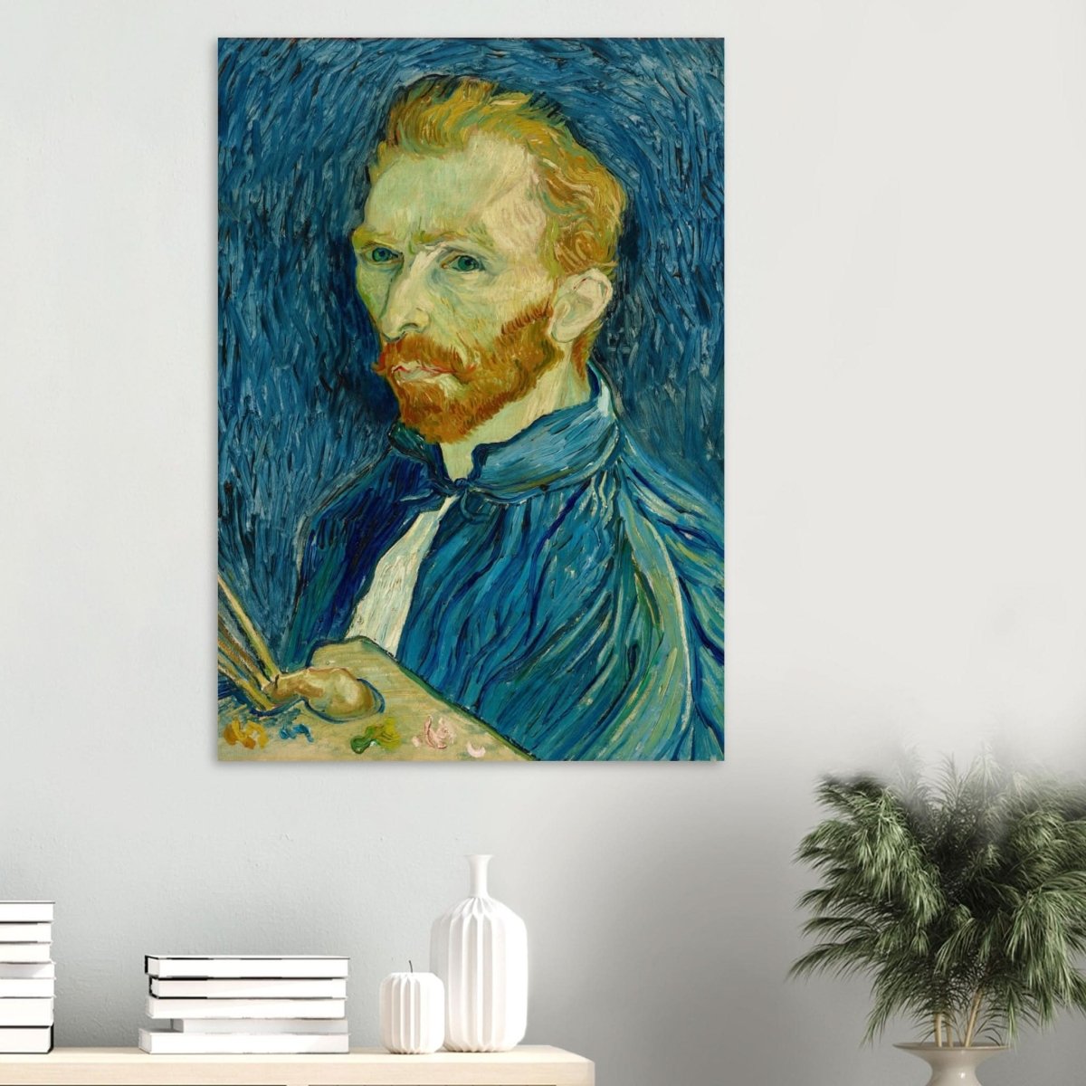 Self - Portrait by Vincent van Gogh - Wood Prints - 70x100 cm / 28x40″ - 20 mm
