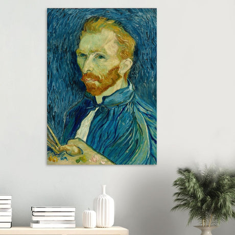 Self - Portrait by Vincent van Gogh - Wood Prints - 70x100 cm / 28x40″ - 20 mm