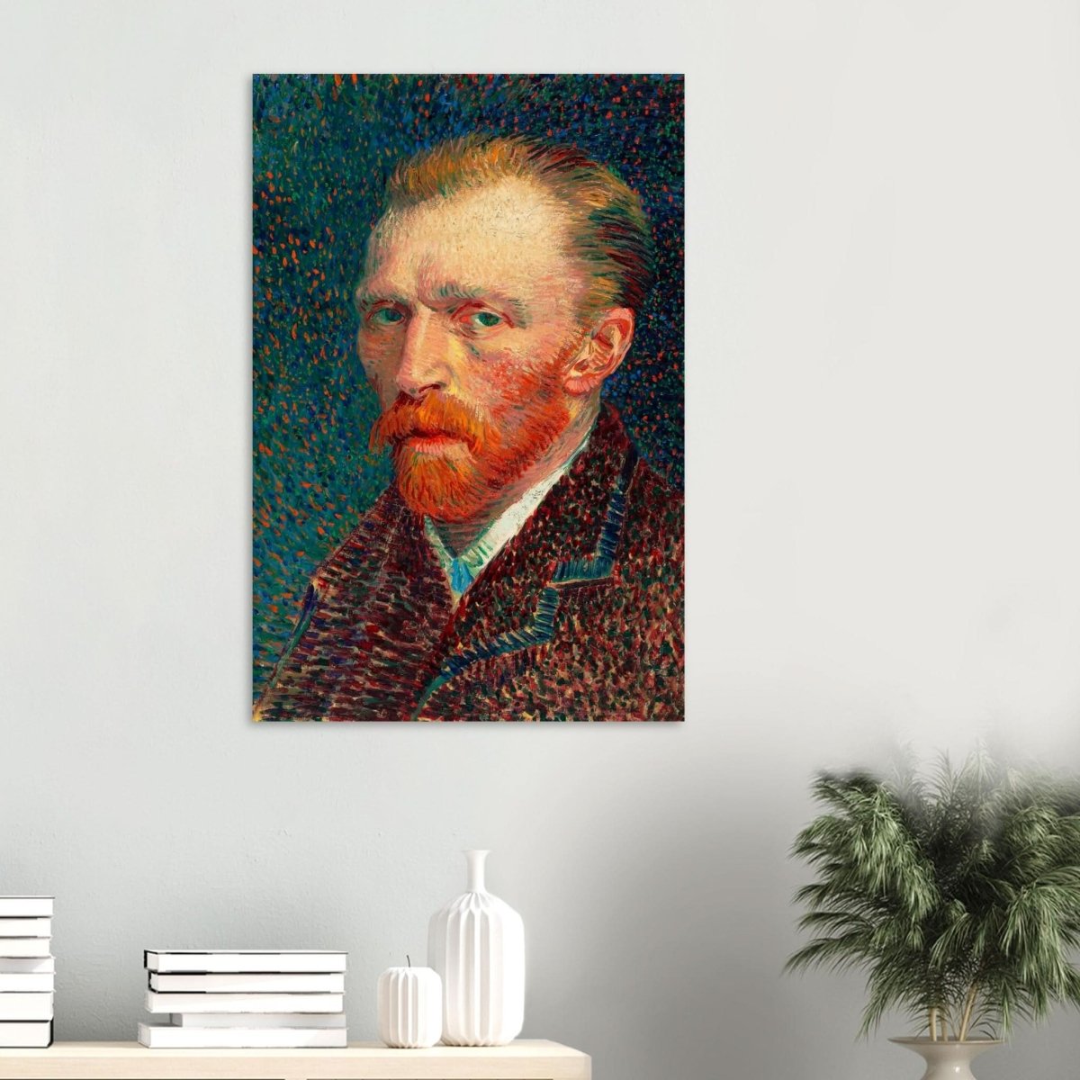 Self - Portrait by Vincent van Gogh - Wood Prints - 60x90 cm / 24x36″ - 20 mm