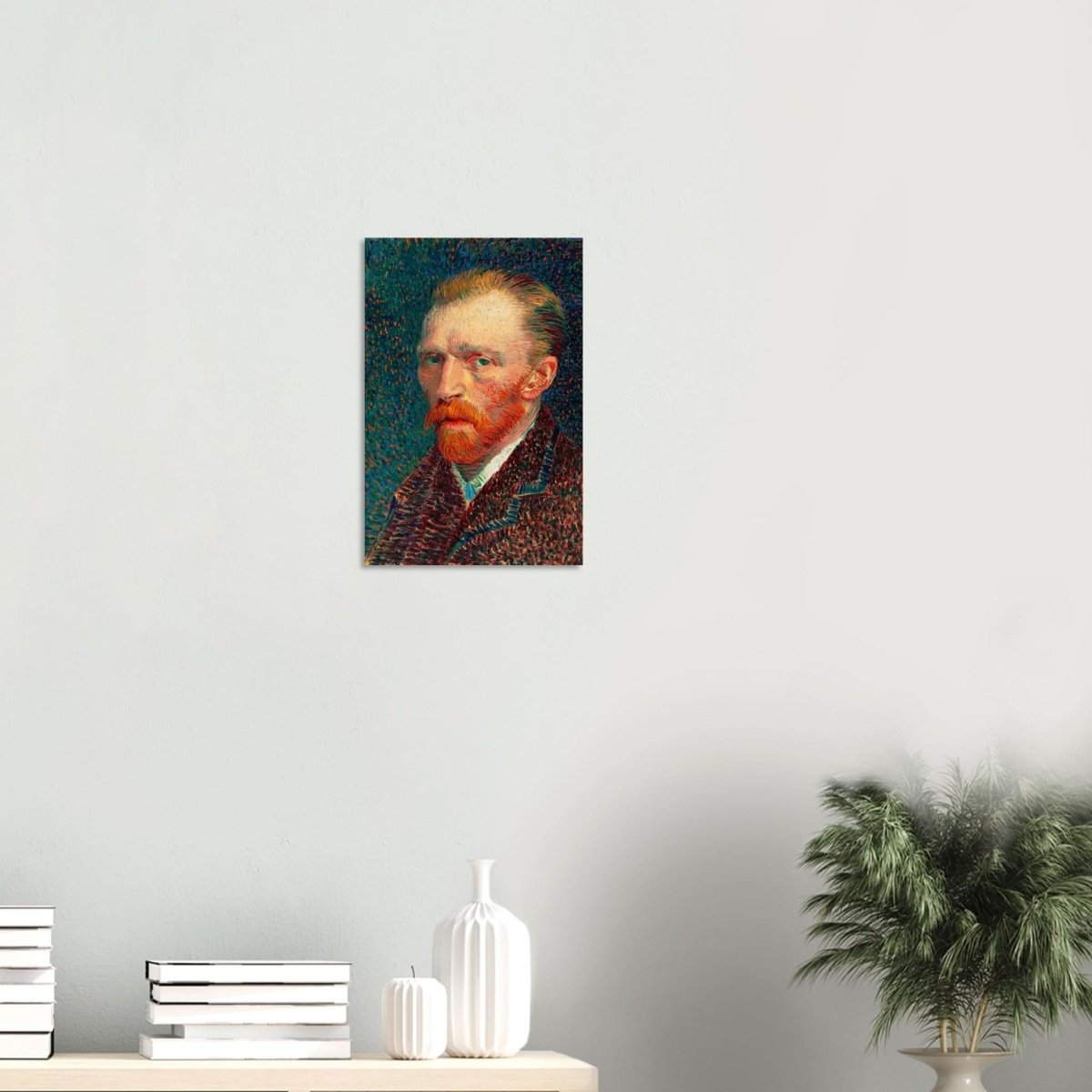 Self - Portrait by Vincent van Gogh - Wood Prints - 30x45 cm / 12x18″ - 20 mm
