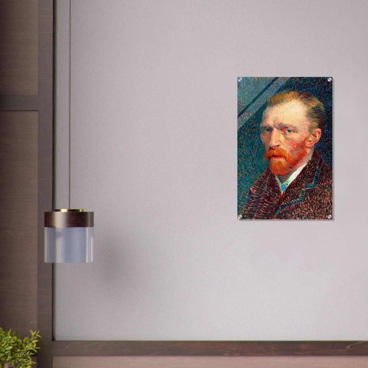 Self - Portrait by Vincent van Gogh - Acrylic Print - 50x75 cm / 20x30″ - 
