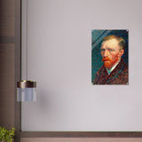 Self - Portrait by Vincent van Gogh - Acrylic Print - 50x75 cm / 20x30″ - 